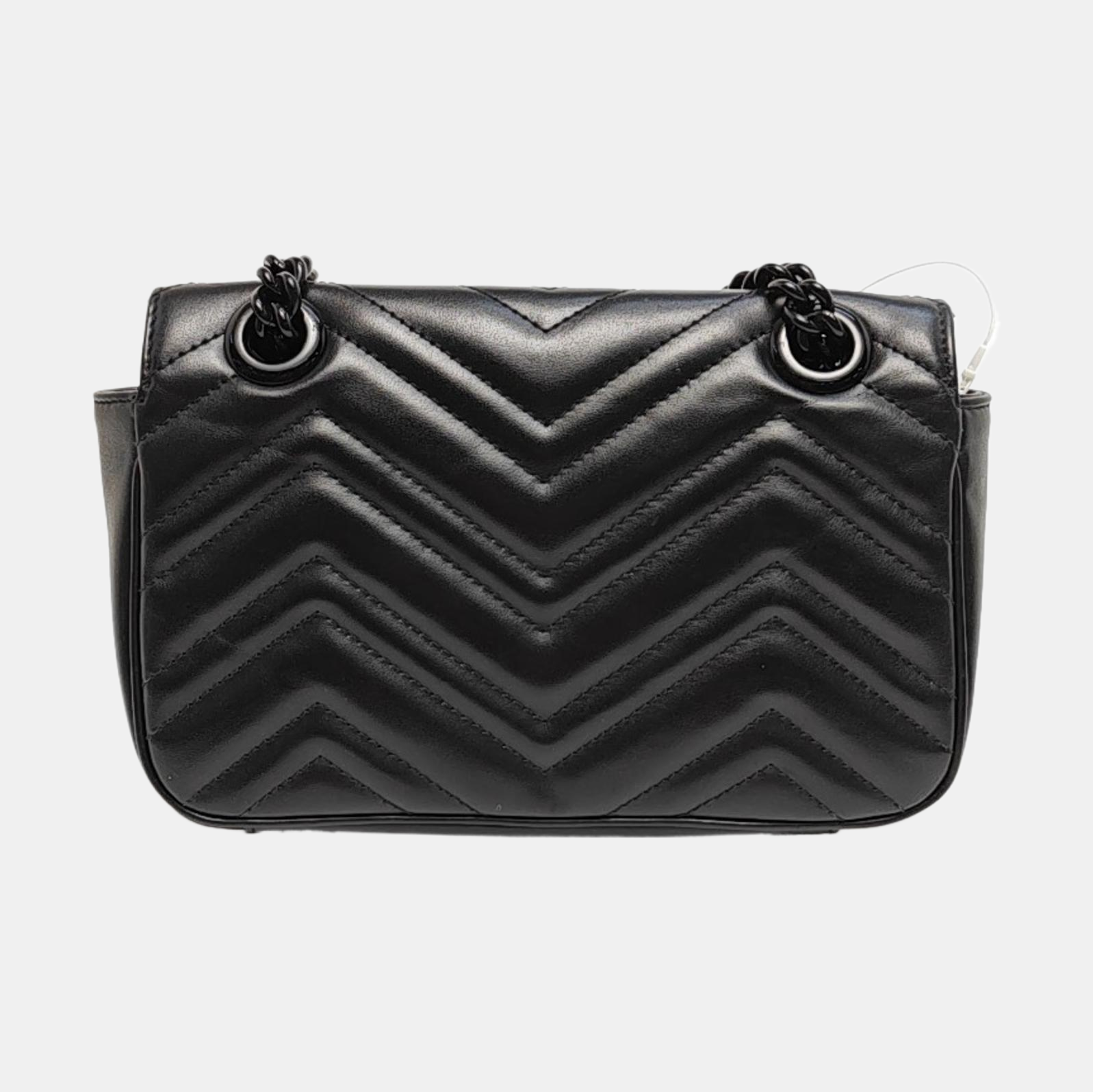 GG Marmont Small Quilted Calfskin Black