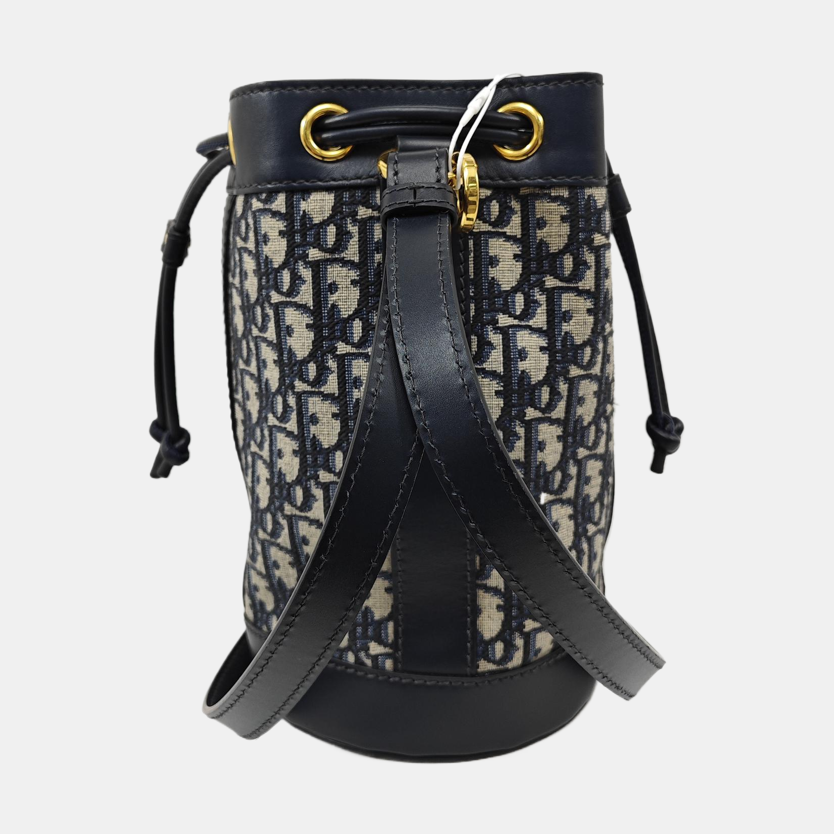 Oblique Canvas Backpack Small Blue
