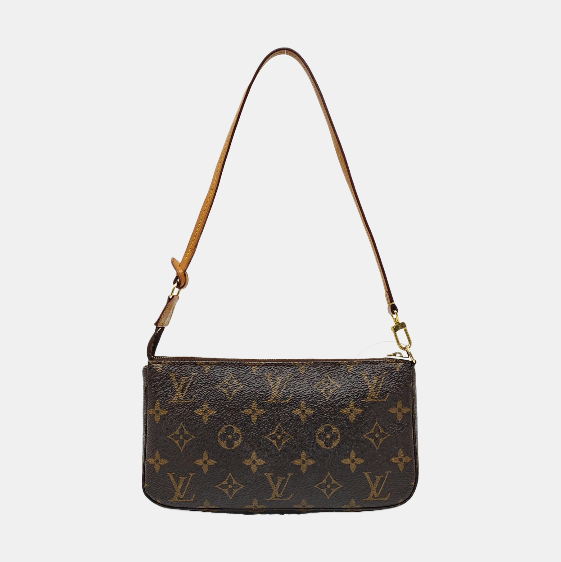 ACCESSOIRES GM Monogram Coated Canvas Brown