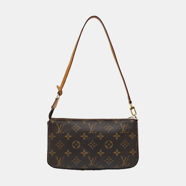 ACCESSOIRES GM Monogram Coated Canvas Brown