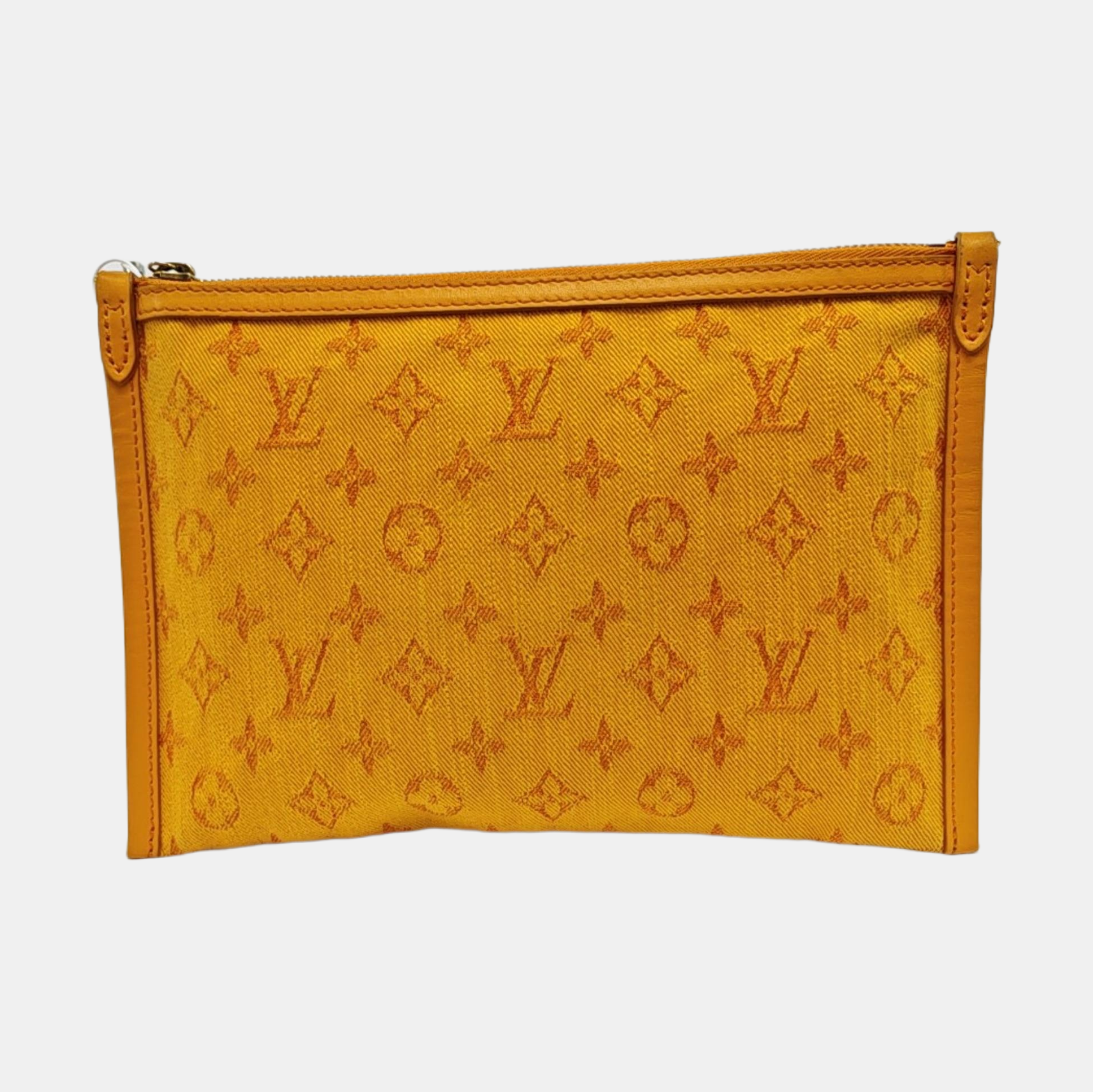 FLAT Monogram Coated Canvas Gray