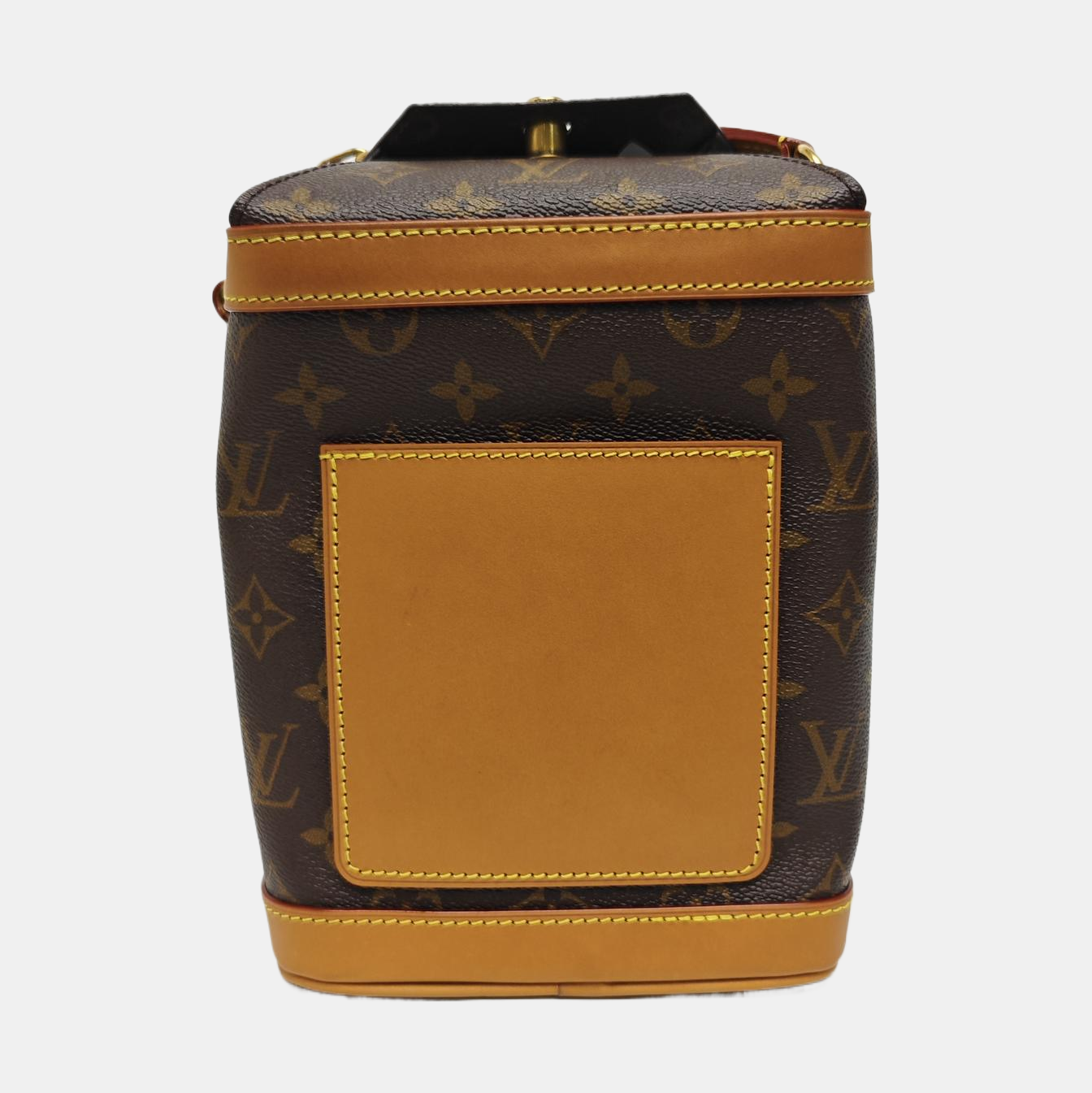 MILK BOX Monogram Coated Canvas Brown