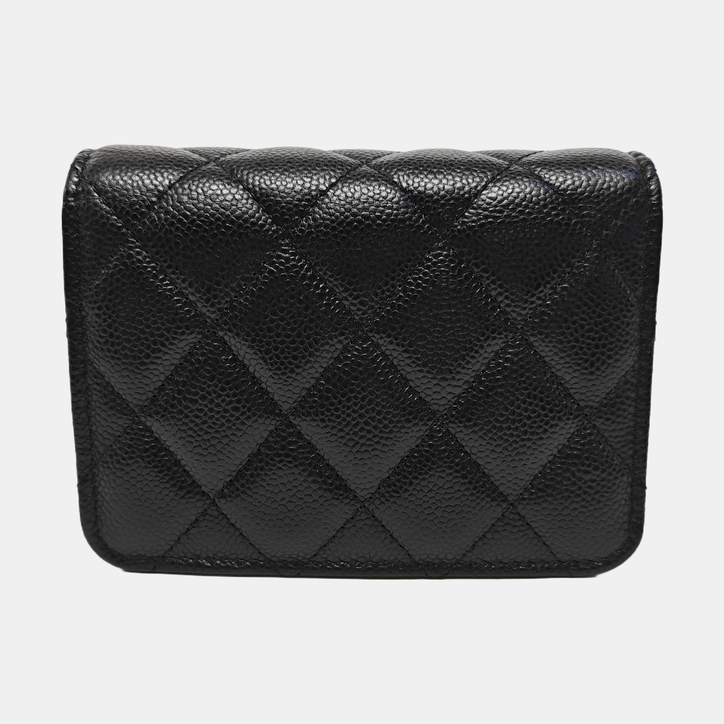 WOC Quilted Grained Calfskin Black