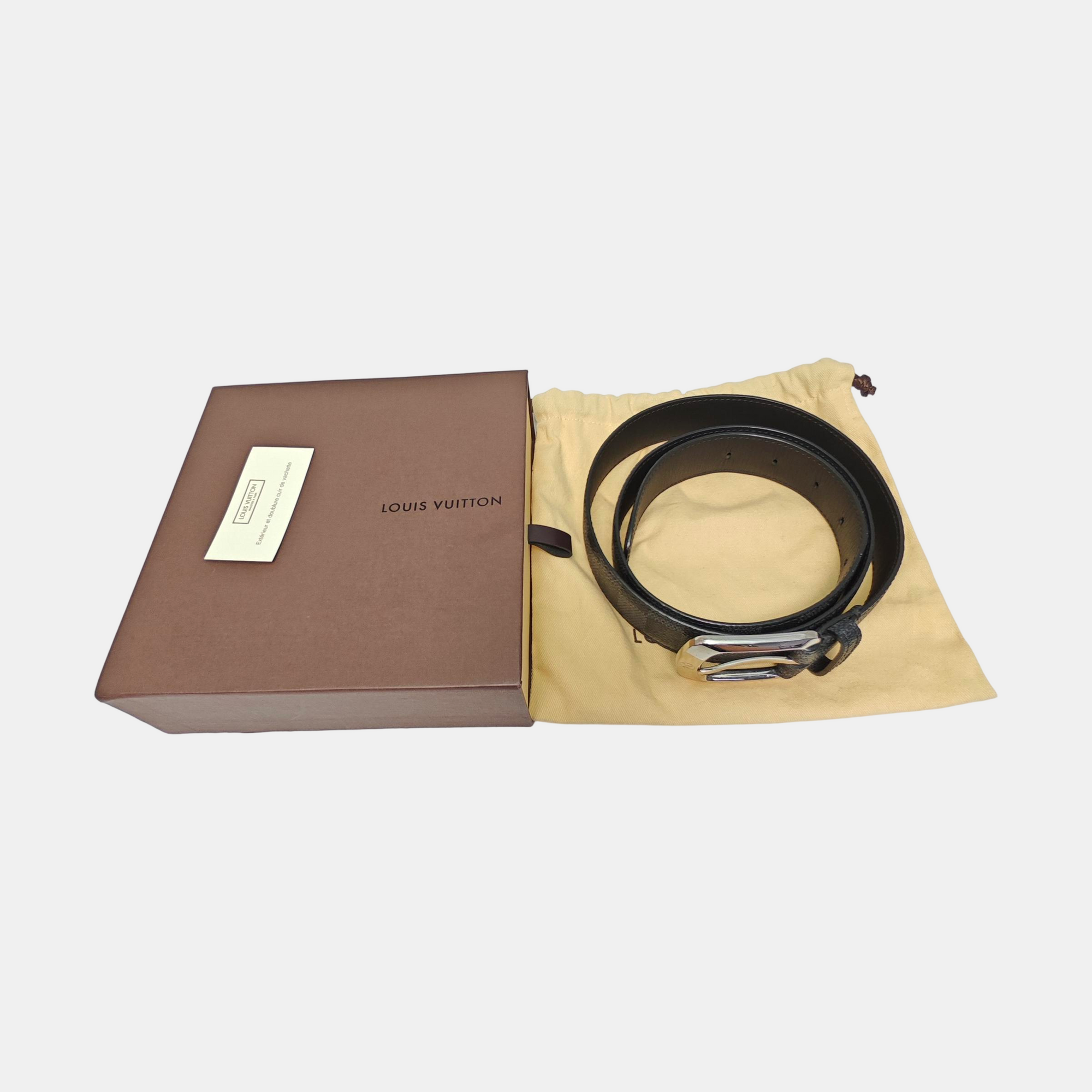 Coated Canvas Belt Black