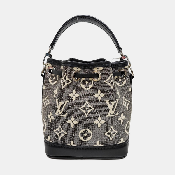 NOÉ Nano Monogram Canvas Gray
