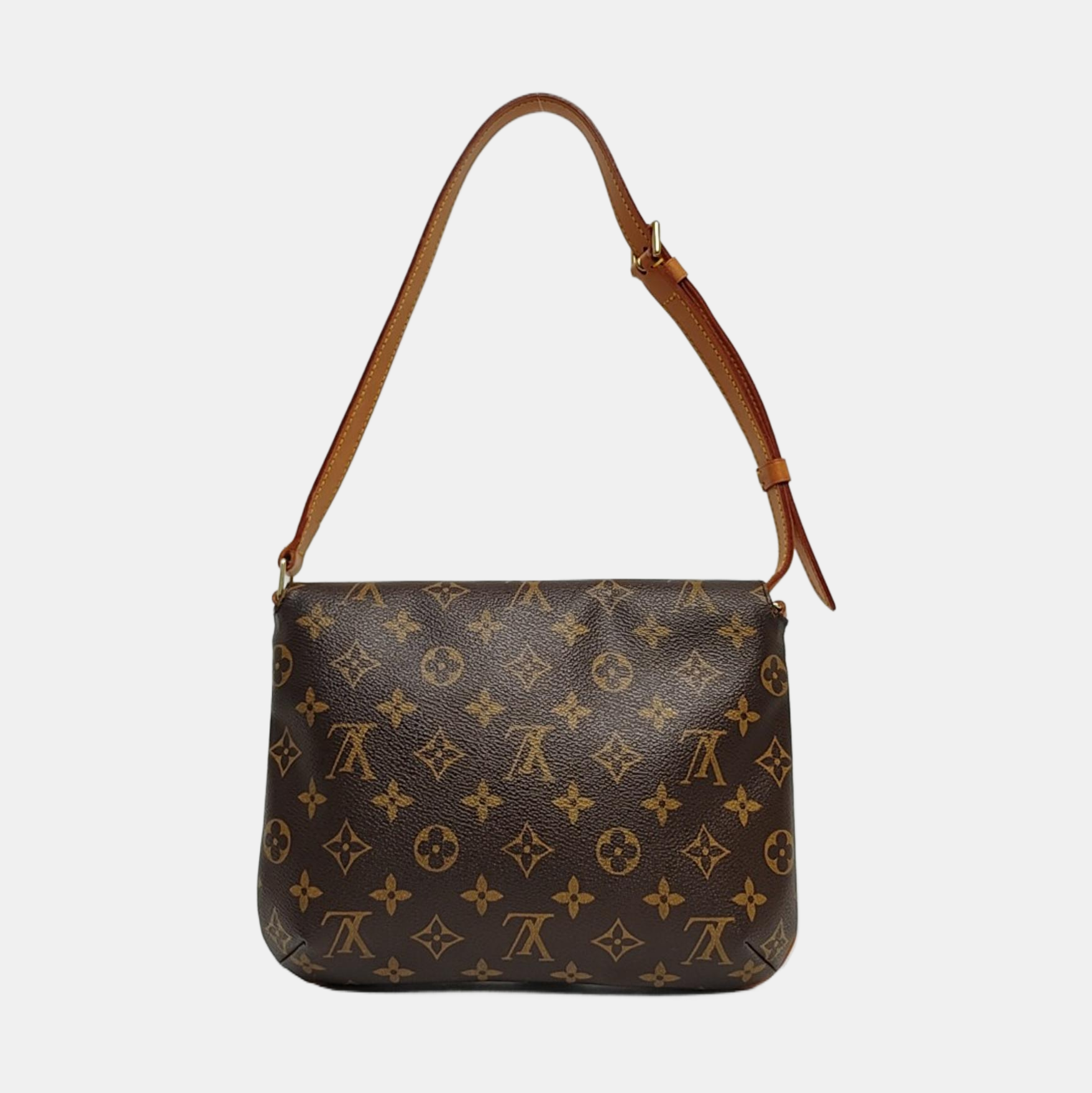 MUSETTE TANGO Monogram Coated Canvas Brown