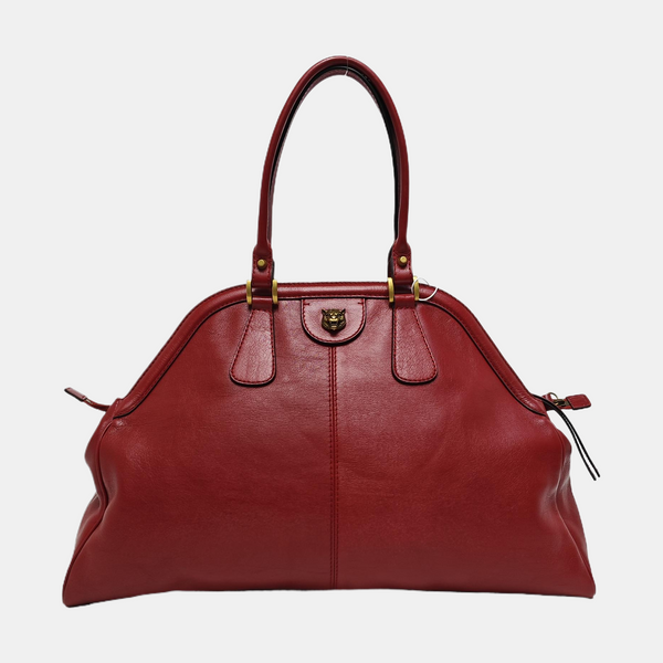 Re(belle) Large Calfskin Red