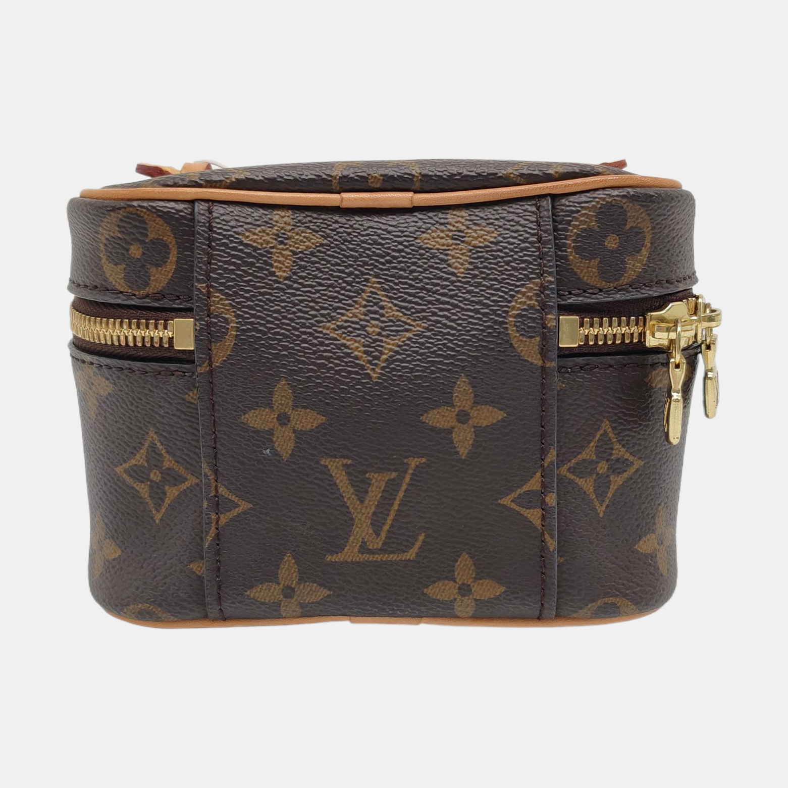 NICE Super Mini Monogram Coated Canvas Brown