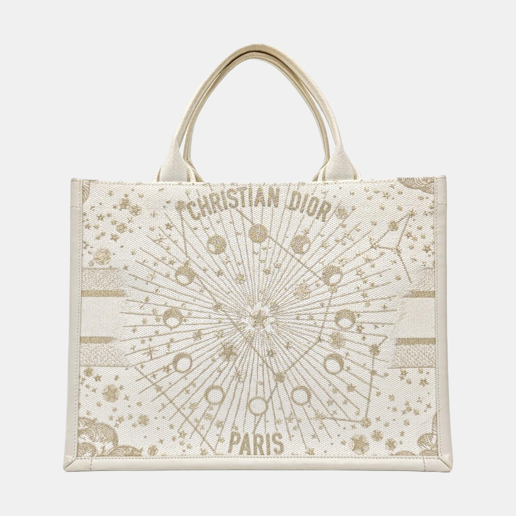 Book Tote Medium Canvas White
