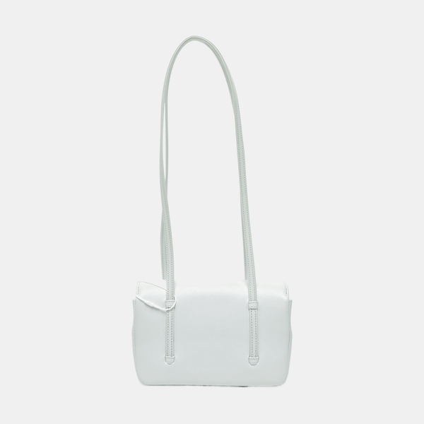 Grained Calfskin Shoulder Bag Mini Green