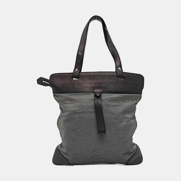 Canvas Top Handle Bag Gray