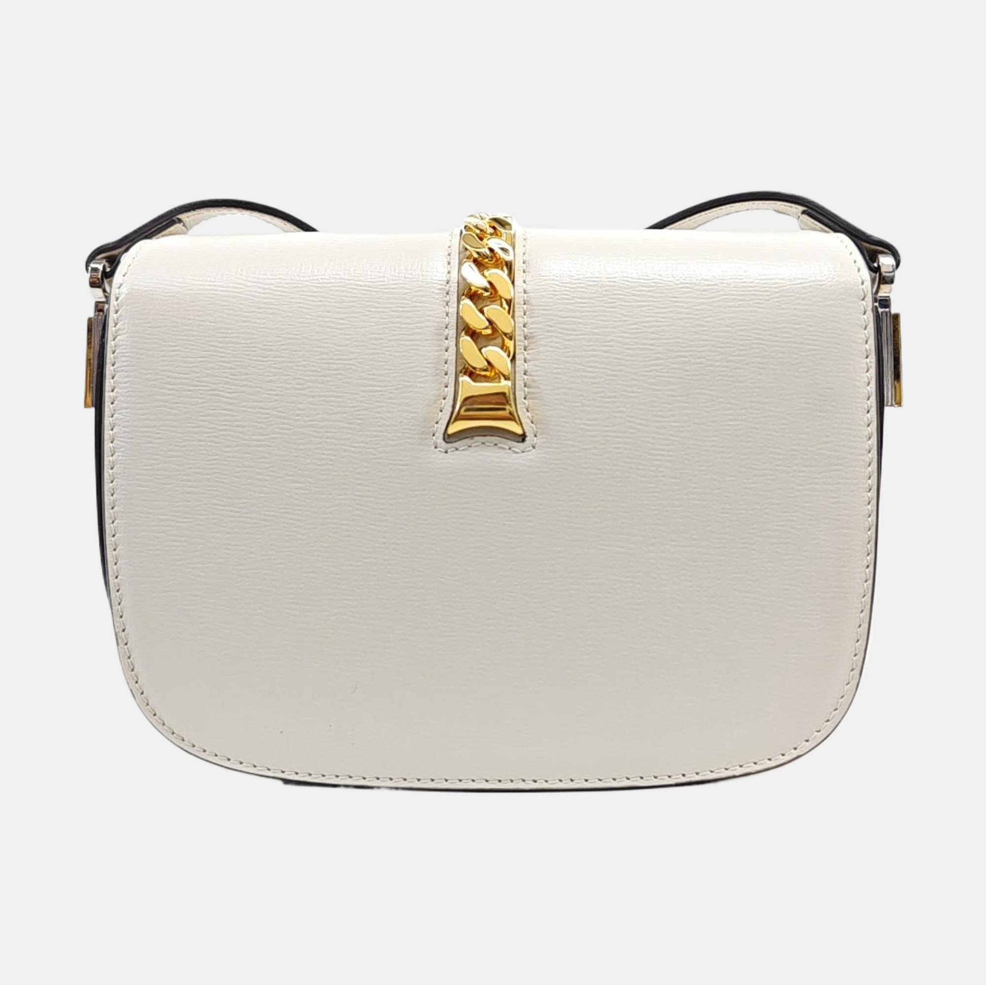 Sylvie 1969 Mini Calfskin White