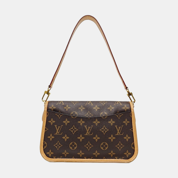 DIANE Monogram Coated Canvas Brown