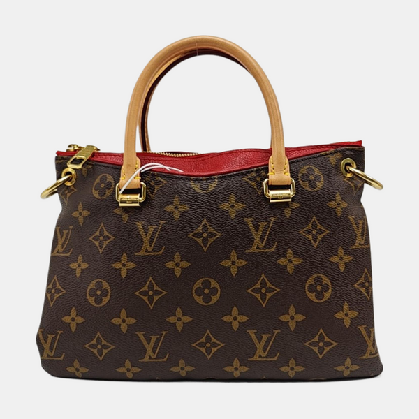 PALLAS BB Monogram Coated Canvas Brown
