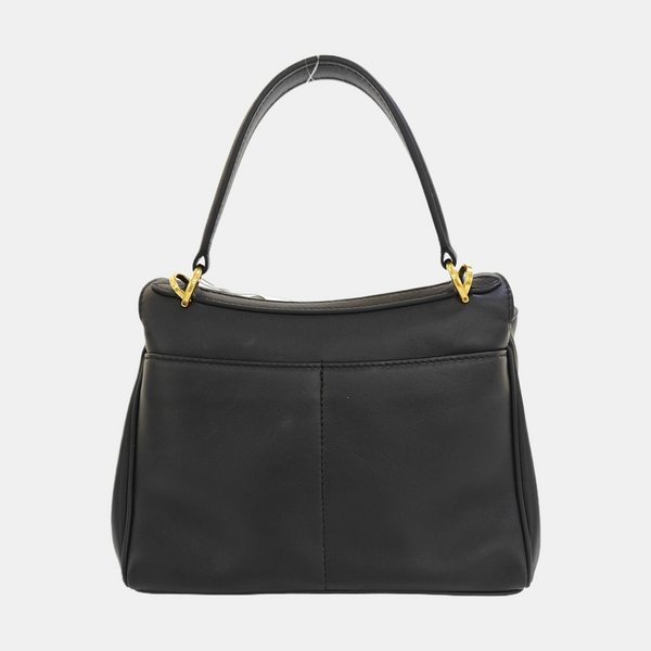 Calfskin Shoulder Bag Mini Black