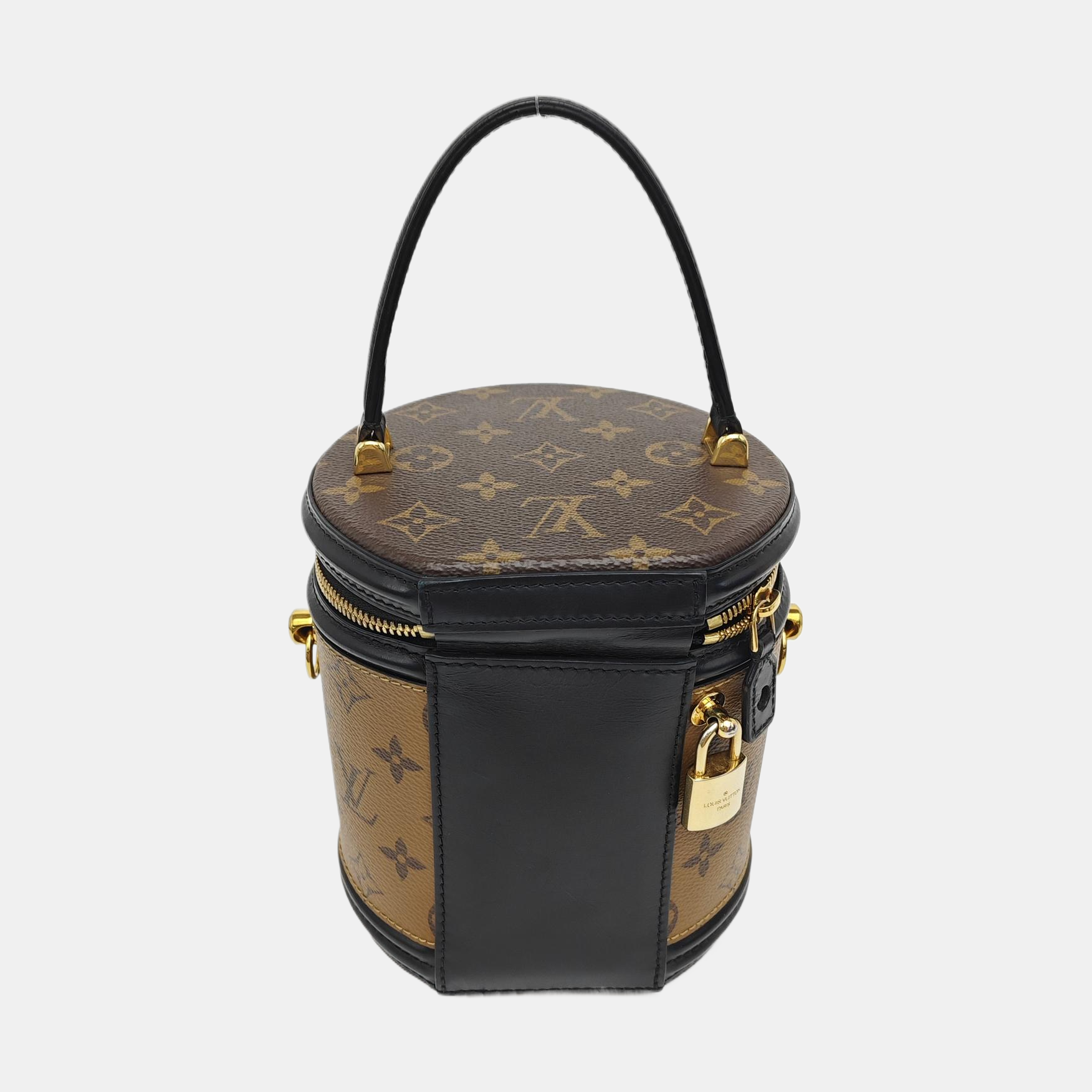 CANNES PM Monogram Coated Canvas Brown