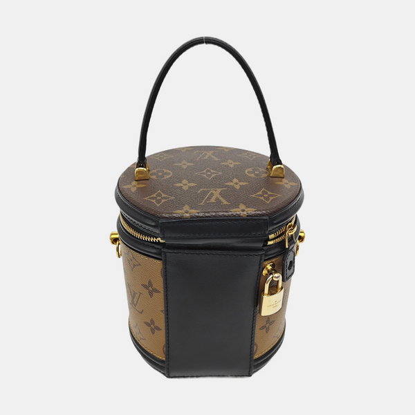 CANNES PM Monogram Coated Canvas Brown