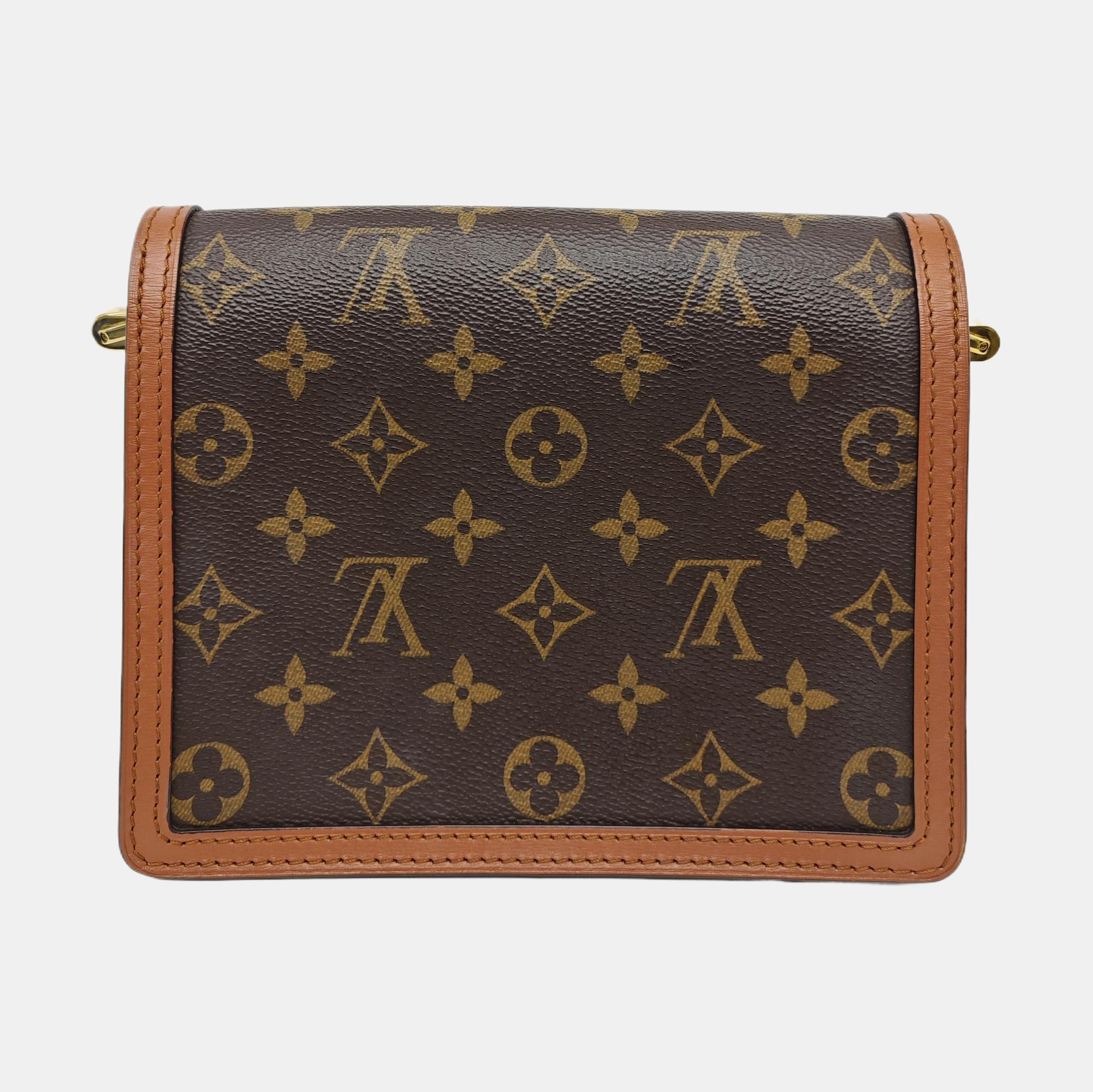 DAUPHINE Mini Monogram Coated Canvas Brown