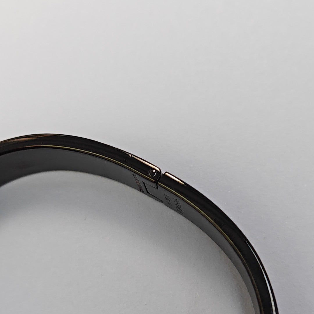 Clic Hh Metal Black Bangle