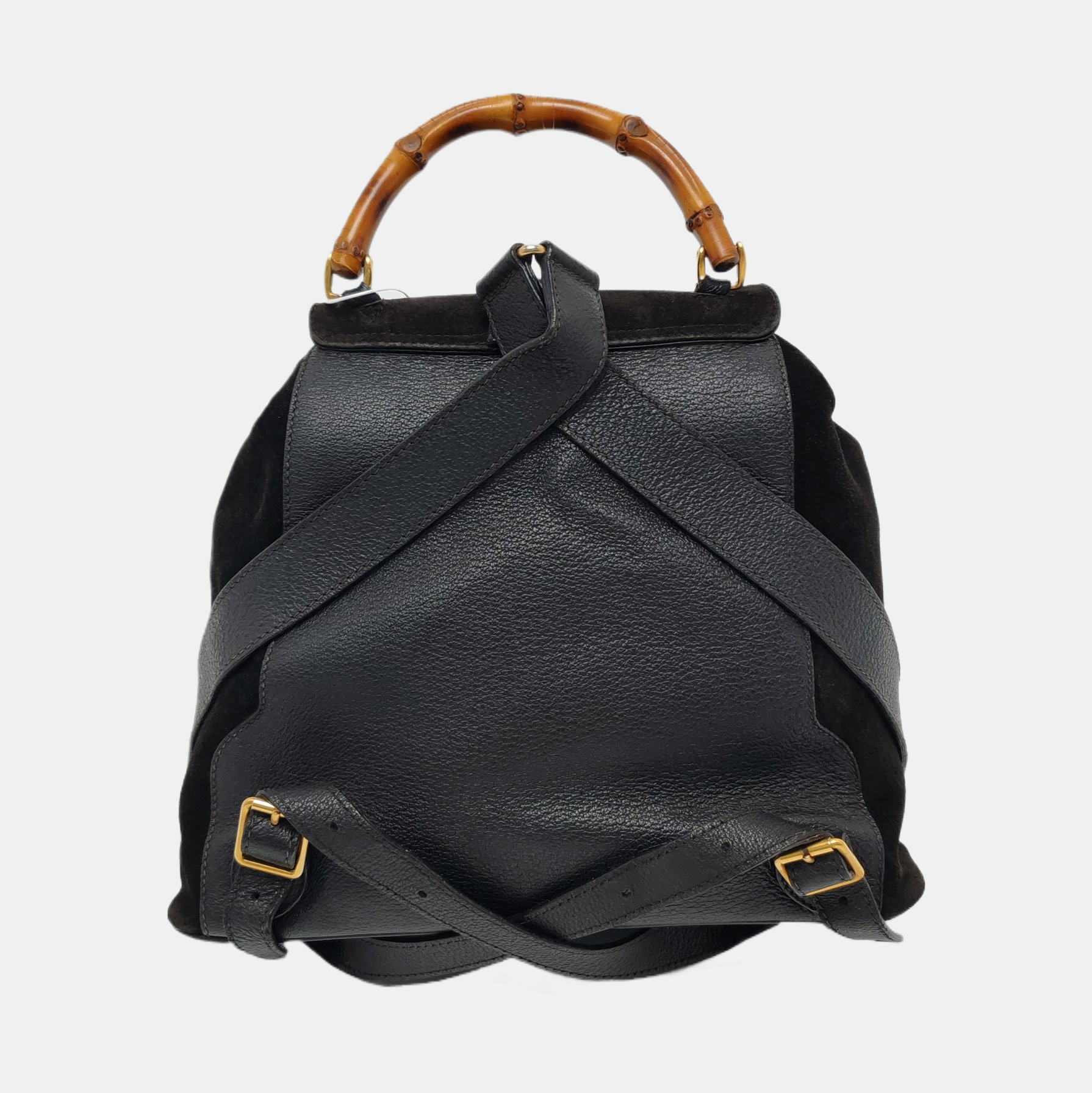 Authenticated pre-owned  Bamboo 1947 Suede Brown - Backpack at Looply
