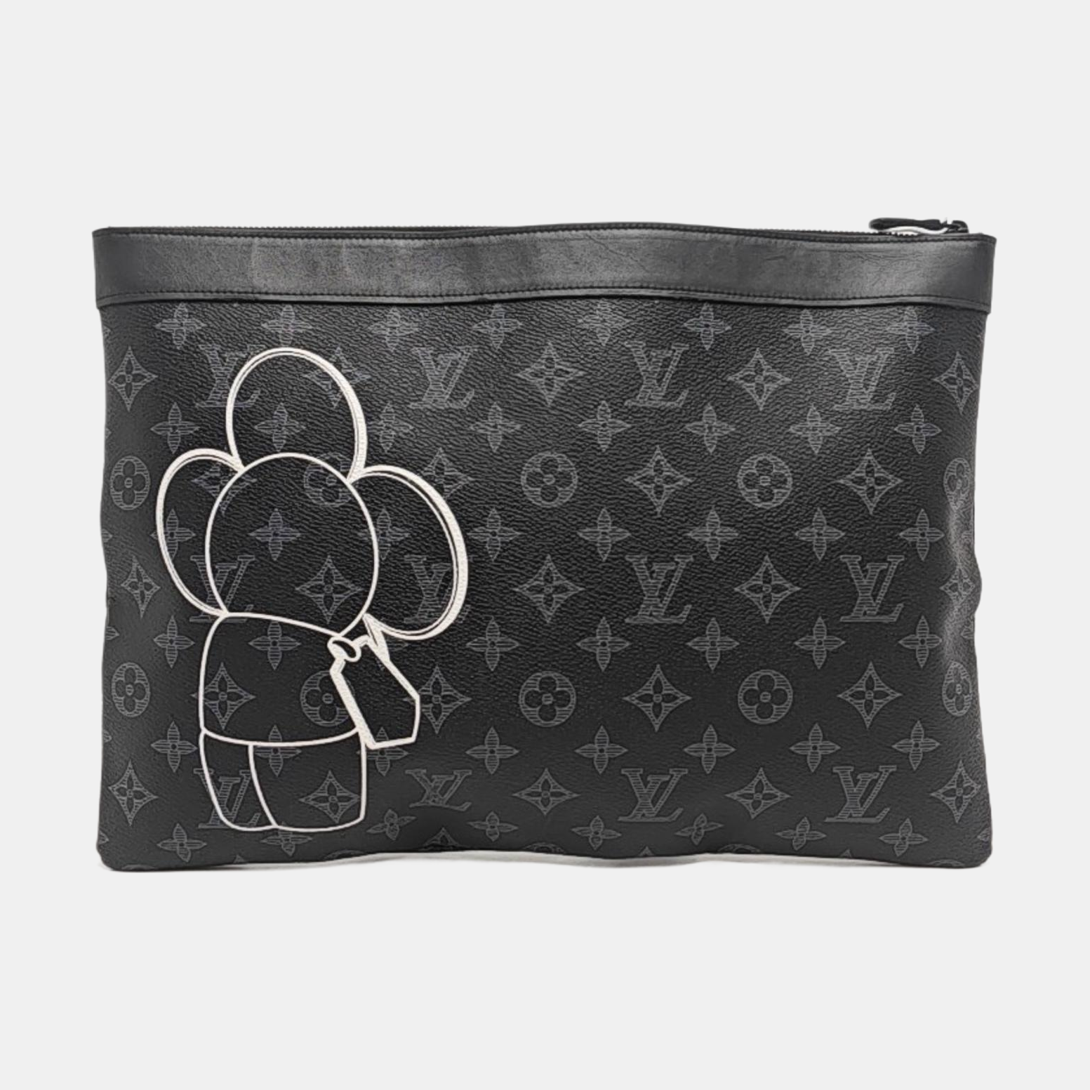 APOLLO GM Monogram Coated Canvas Black