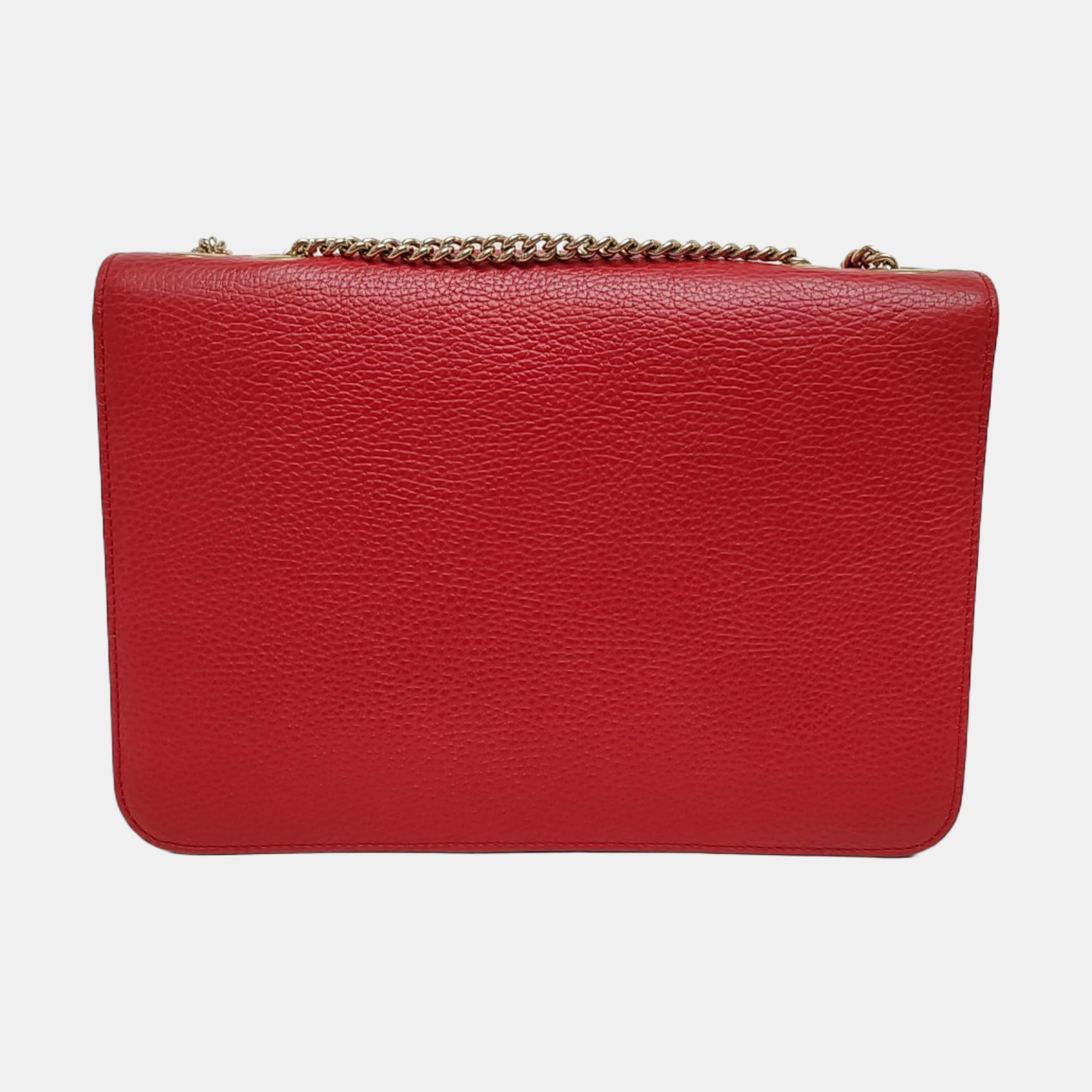 Authenticated pre-owned  Interlocking G Large Calfskin Red - Shoulder Bag at Looply