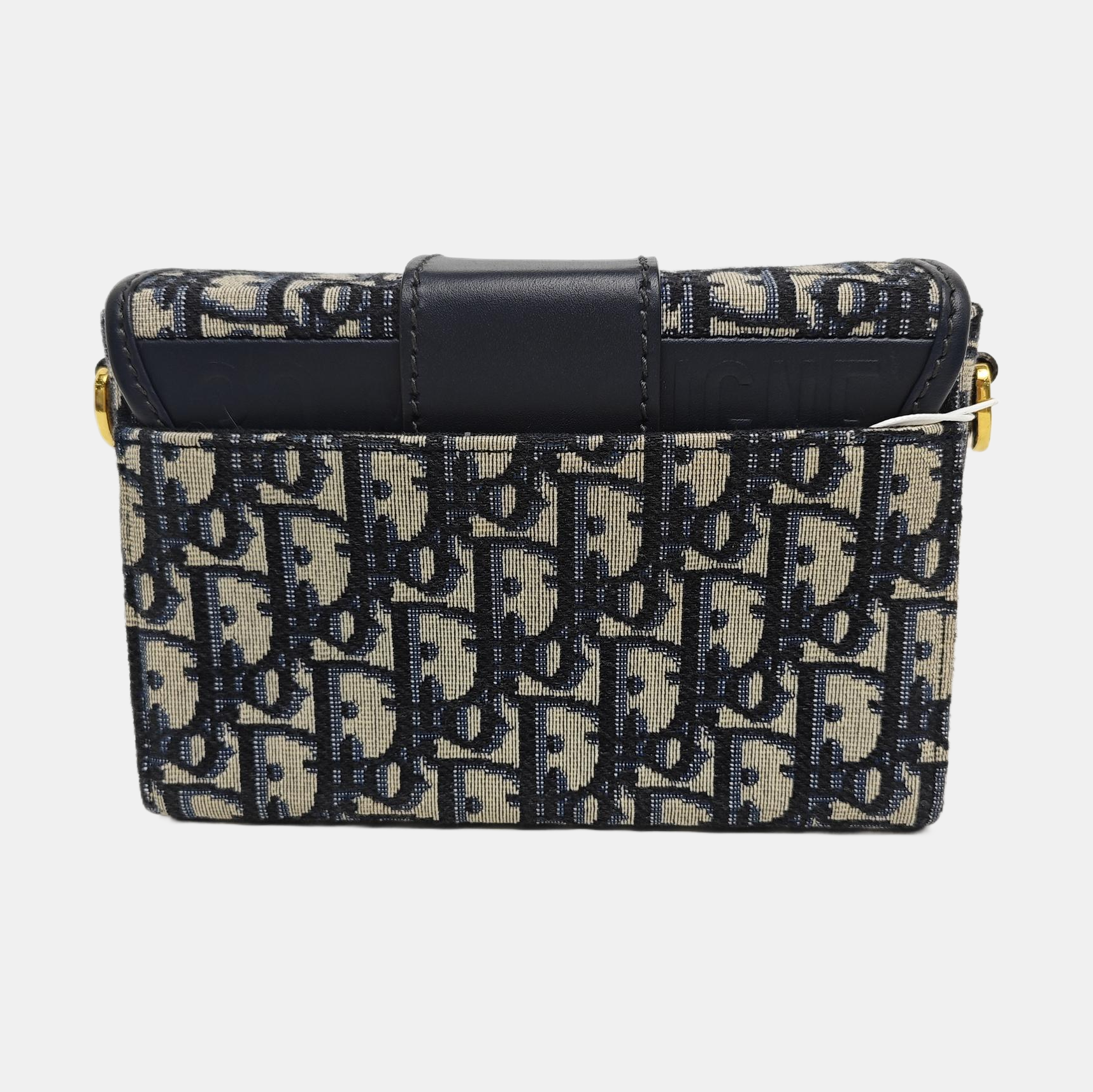 30 Montaigne Mini Oblique Canvas Blue