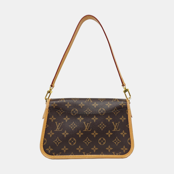DIANE Monogram Coated Canvas Brown