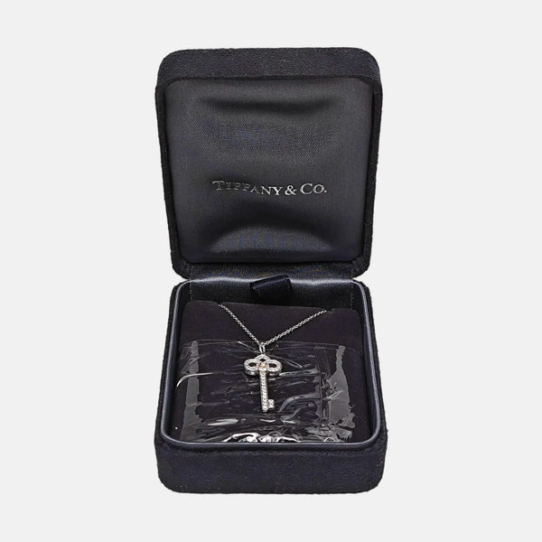 Tiffany Keys Platinum 950 Silver Necklace