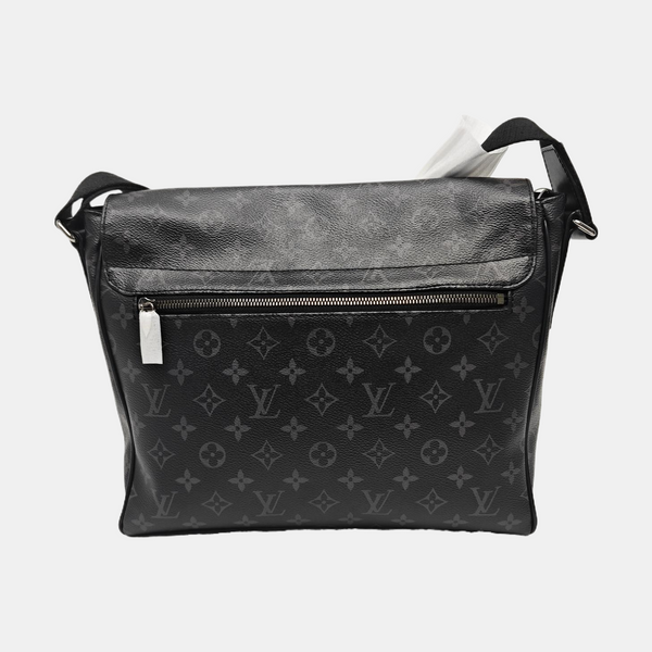 DISTRICT MM Monogram Coated Canvas Black