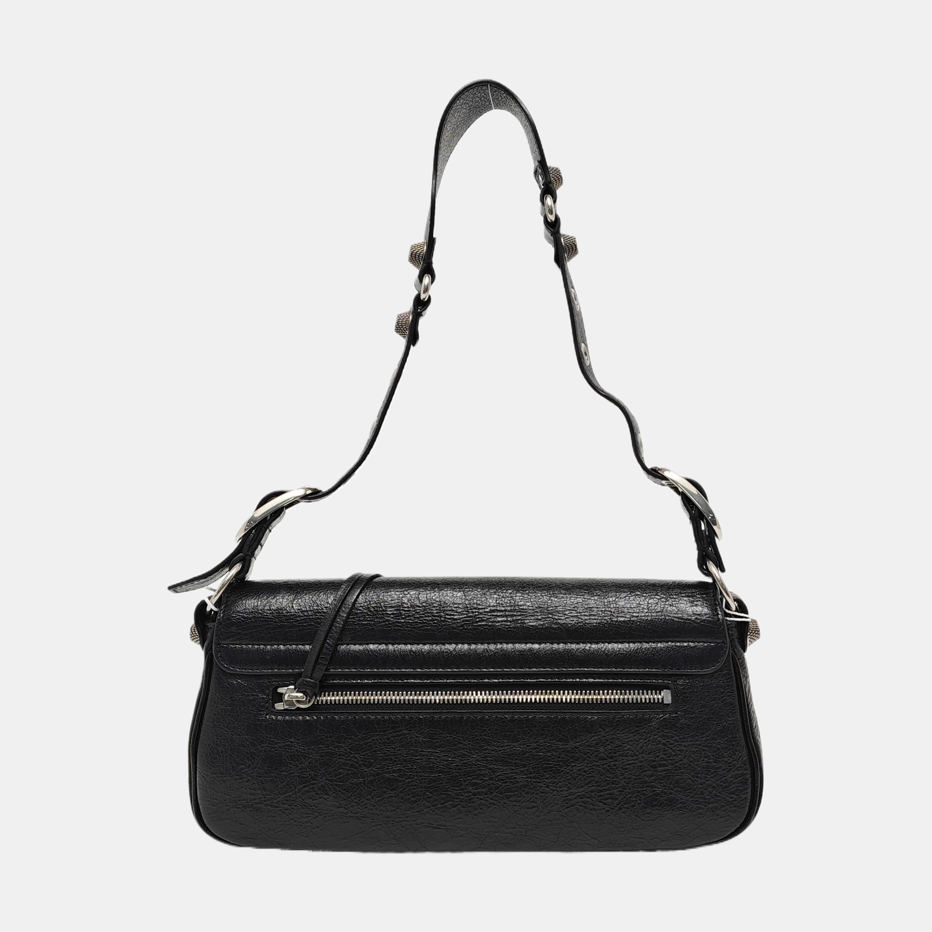 Lambskin Shoulder Bag Small Black
