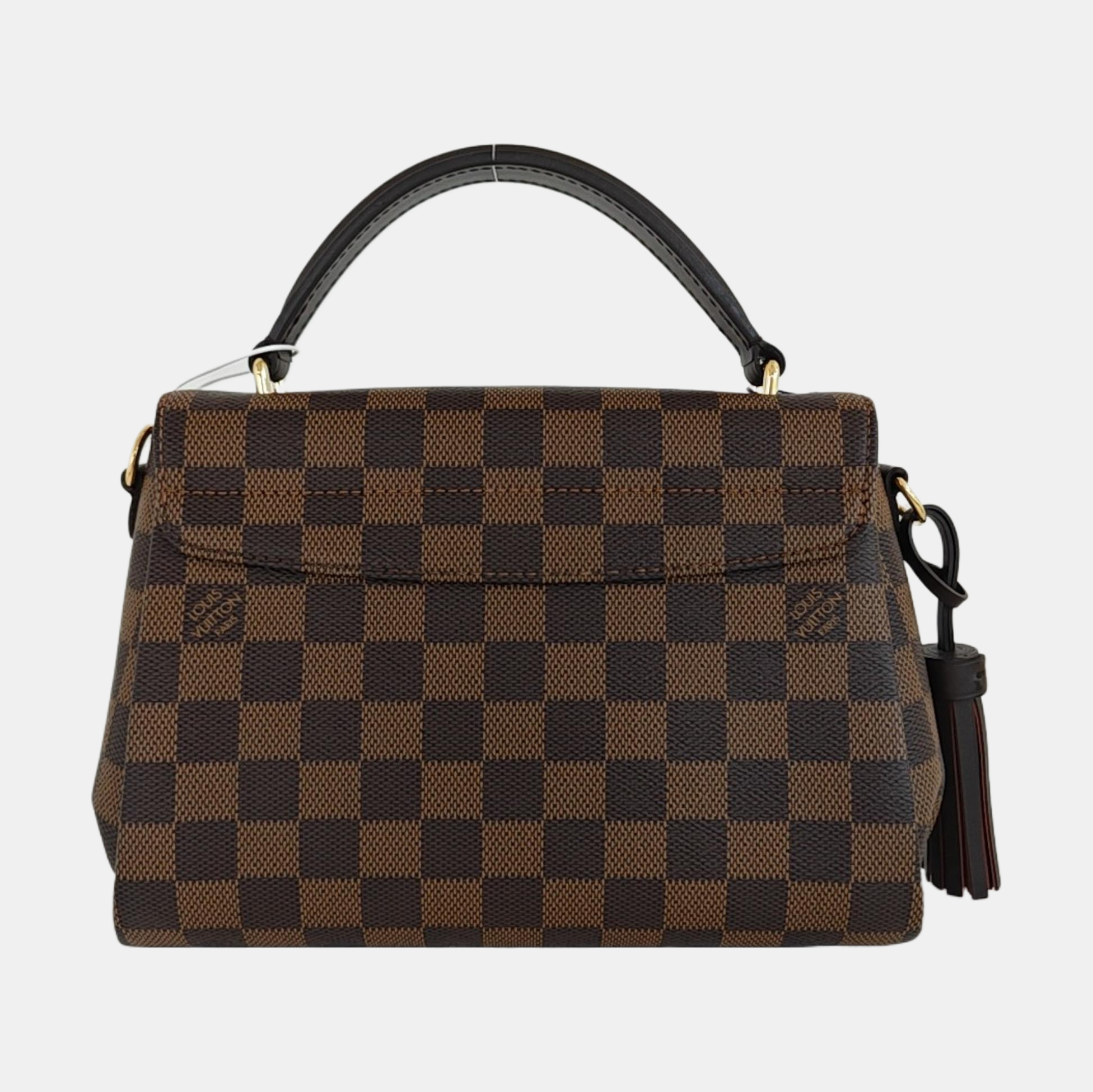 CROISETTE Damier Ebene Coated Canvas Brown