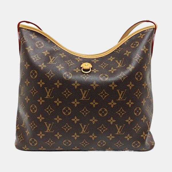 Line Up Monogram Coated Canvas Brown