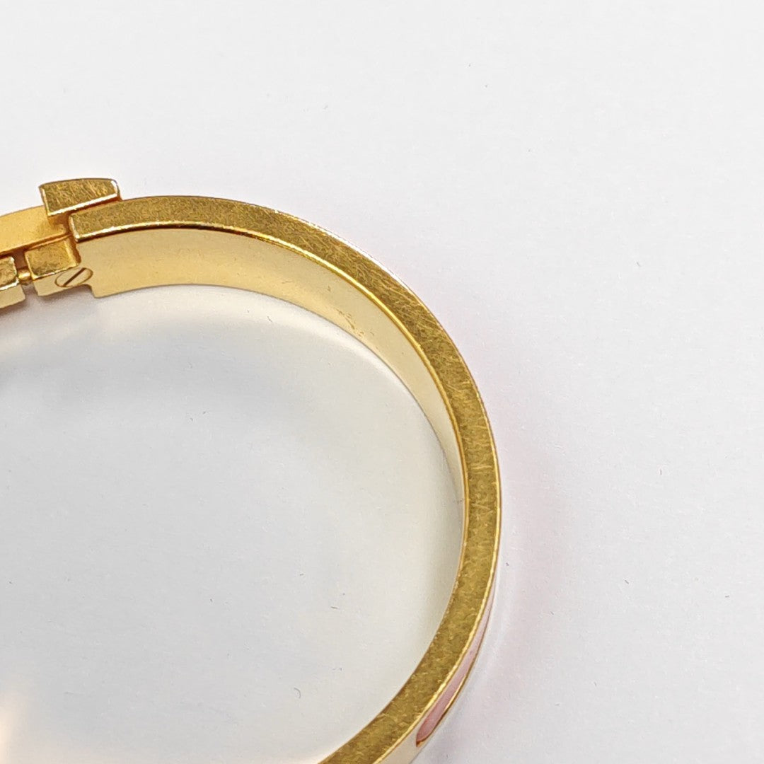 Clic H Metal Gold Bangle