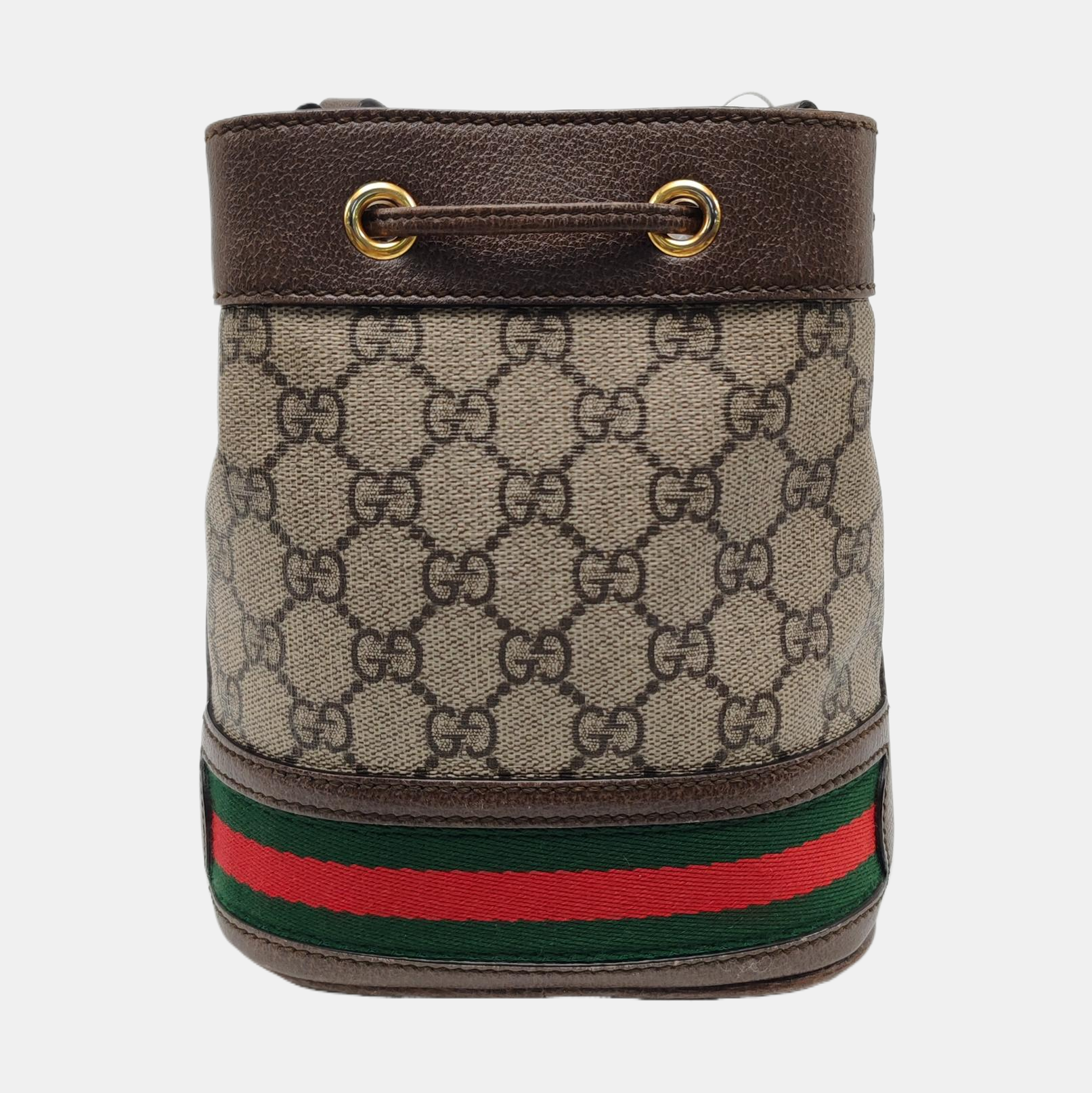 Ophidia Mini Monogram Coated Canvas Beige