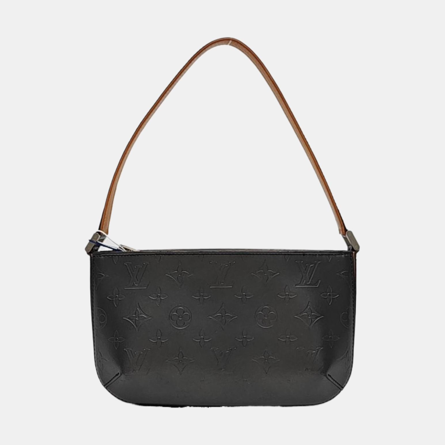 FOWLER Monogram Calfskin Gray