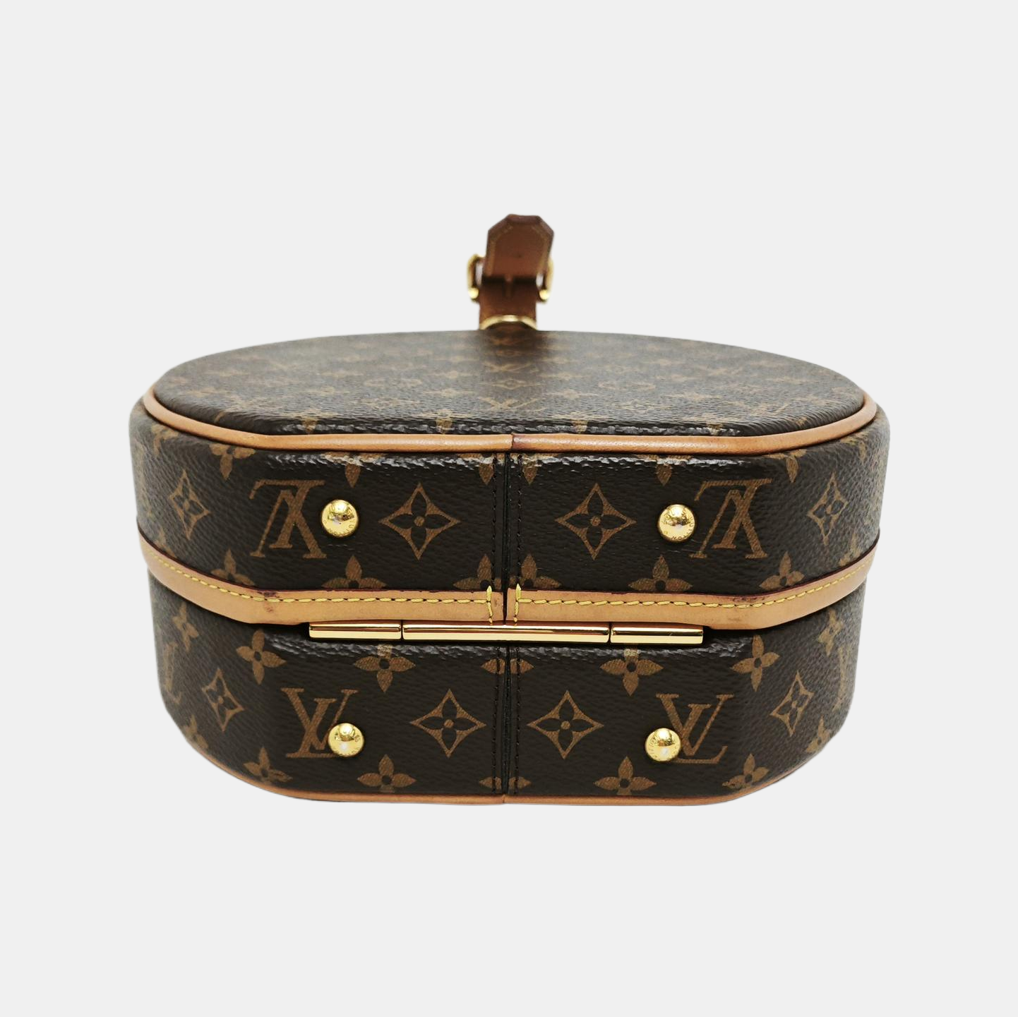 BOITE CHAPEAU PM Monogram Coated Canvas Brown