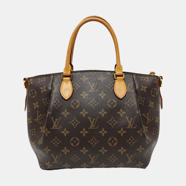 TURENNE Monogram Coated Canvas Brown