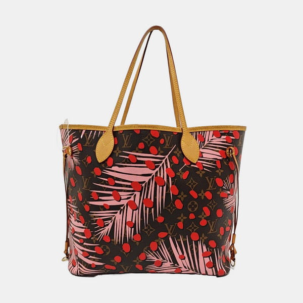 NEVERFULL MM Monogram Coated Canvas Brown