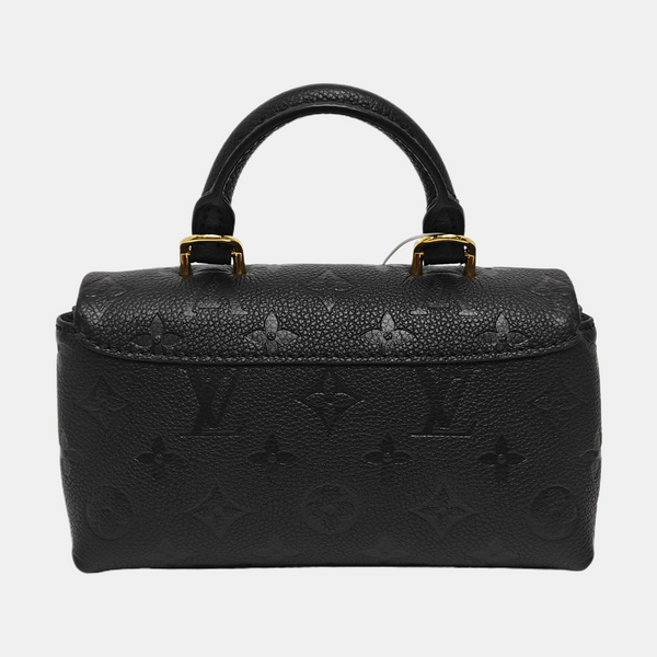 MADELEINE Nano Monogram Calfskin Black