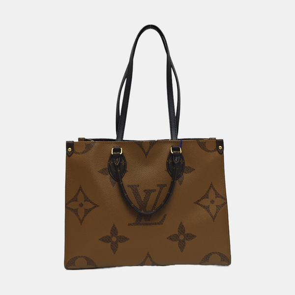 ONTHEGO MM Monogram Coated Canvas Brown