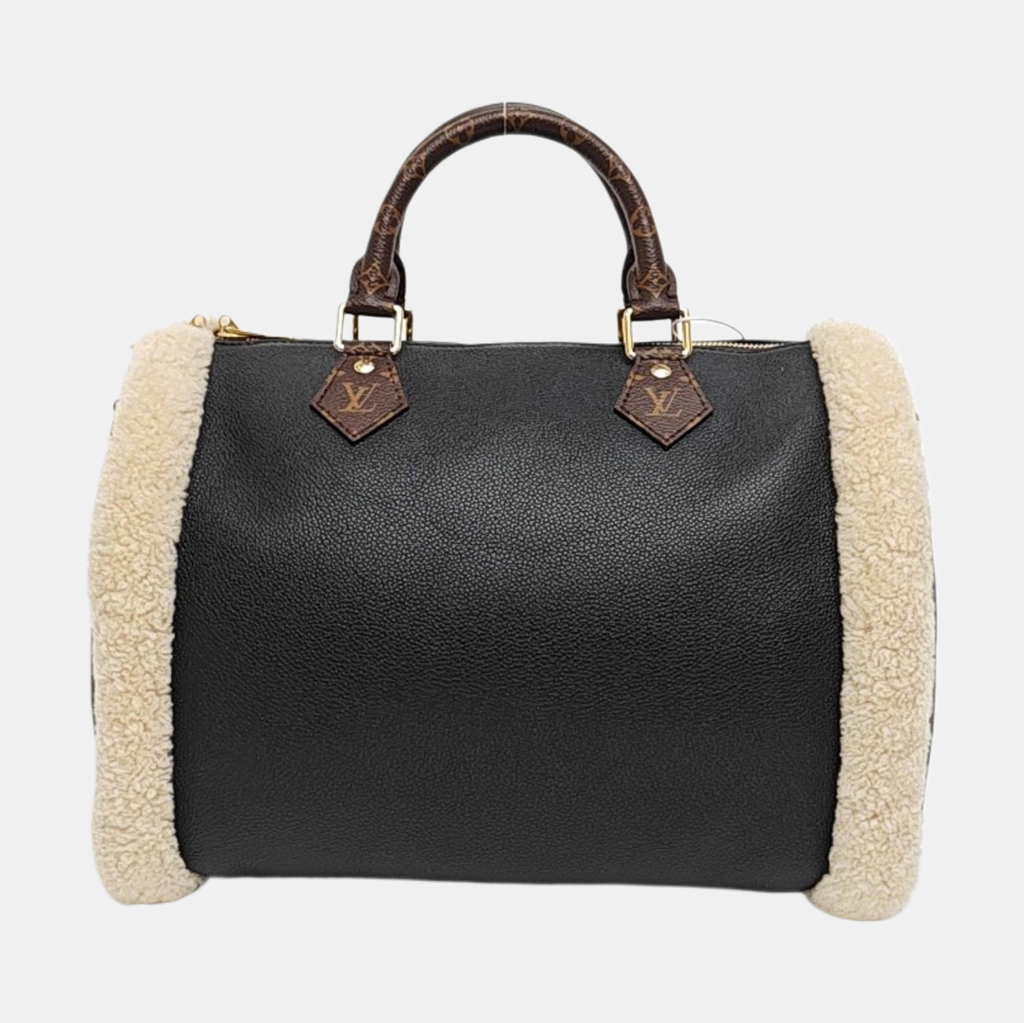 Authenticated pre-owned  SPEEDY 30 Monogram Calfskin Black - Shoulder Bag at Looply