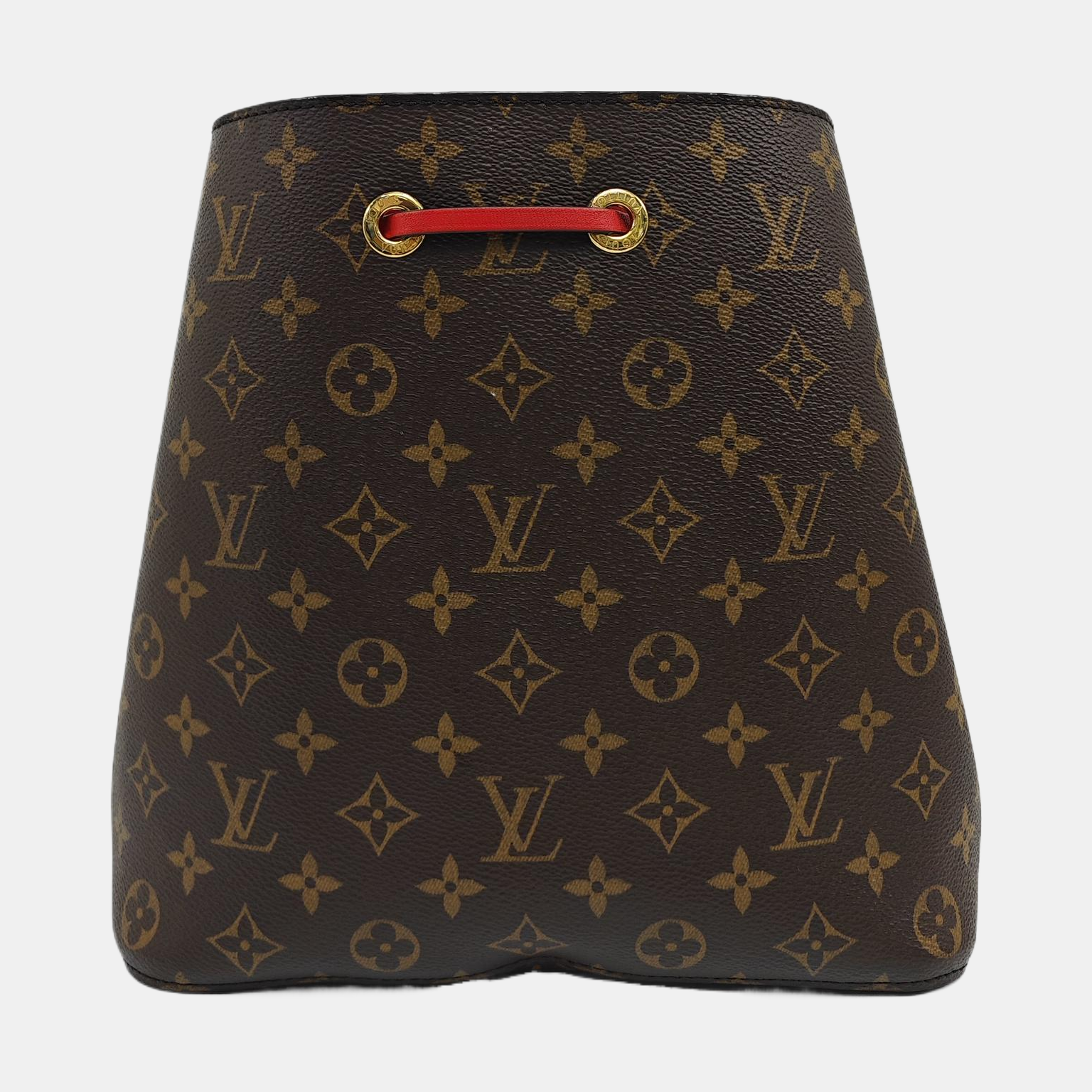 NÉONOÉ MM Monogram Coated Canvas Brown