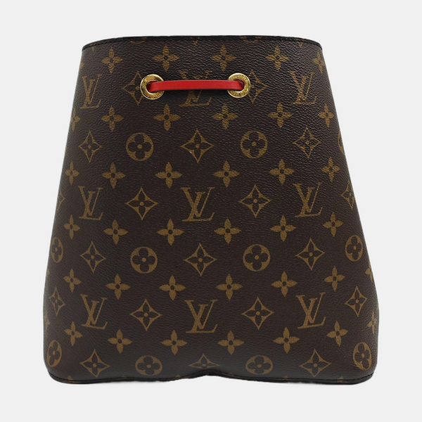 NÉONOÉ MM Monogram Coated Canvas Brown