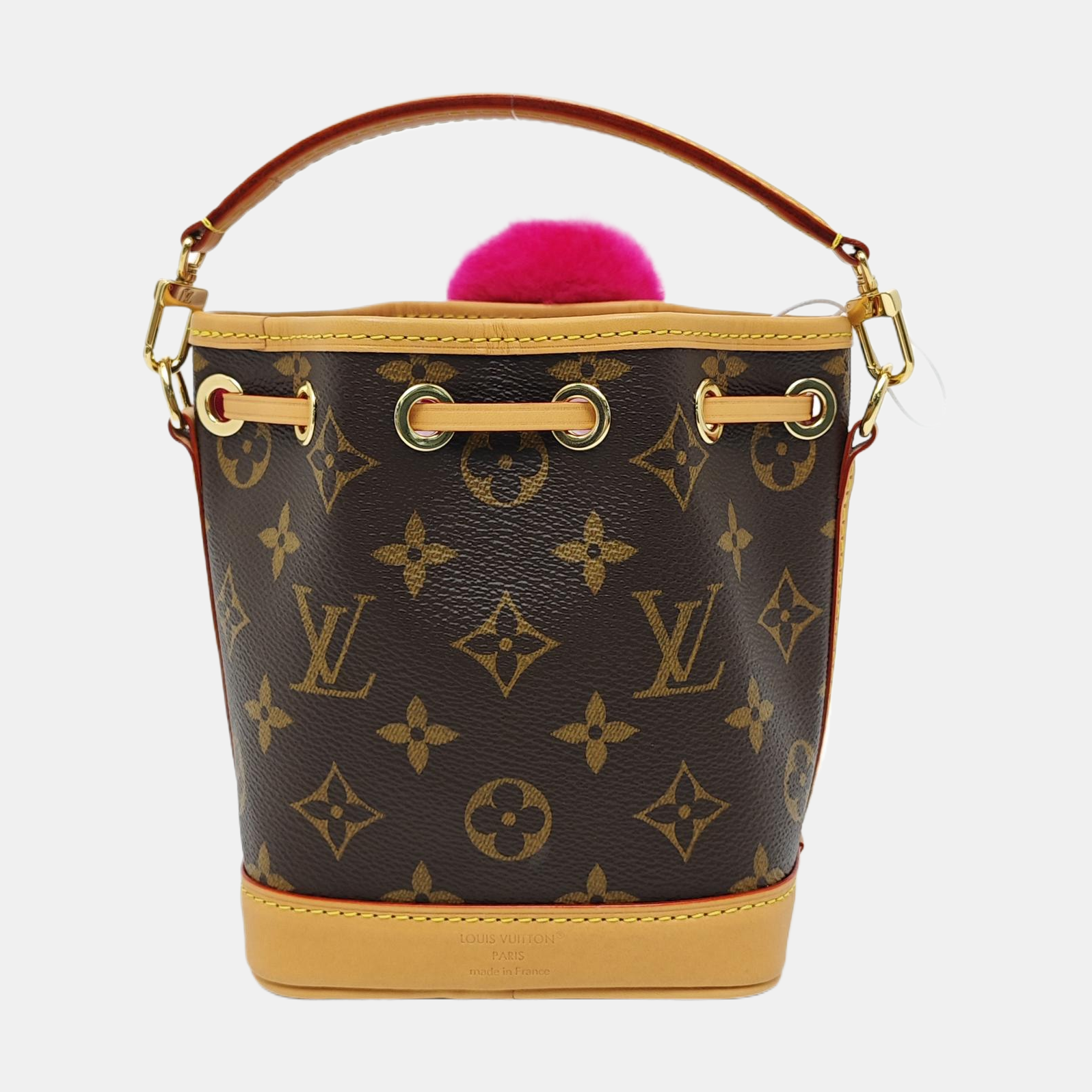 VIVIENNE Monogram Coated Canvas Brown