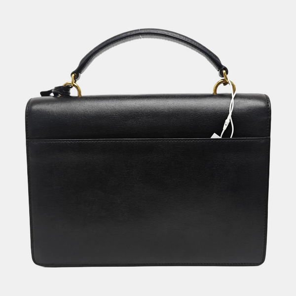 SUNSET Medium Calfskin Black