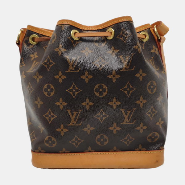 NOÉ BB Monogram Coated Canvas Brown