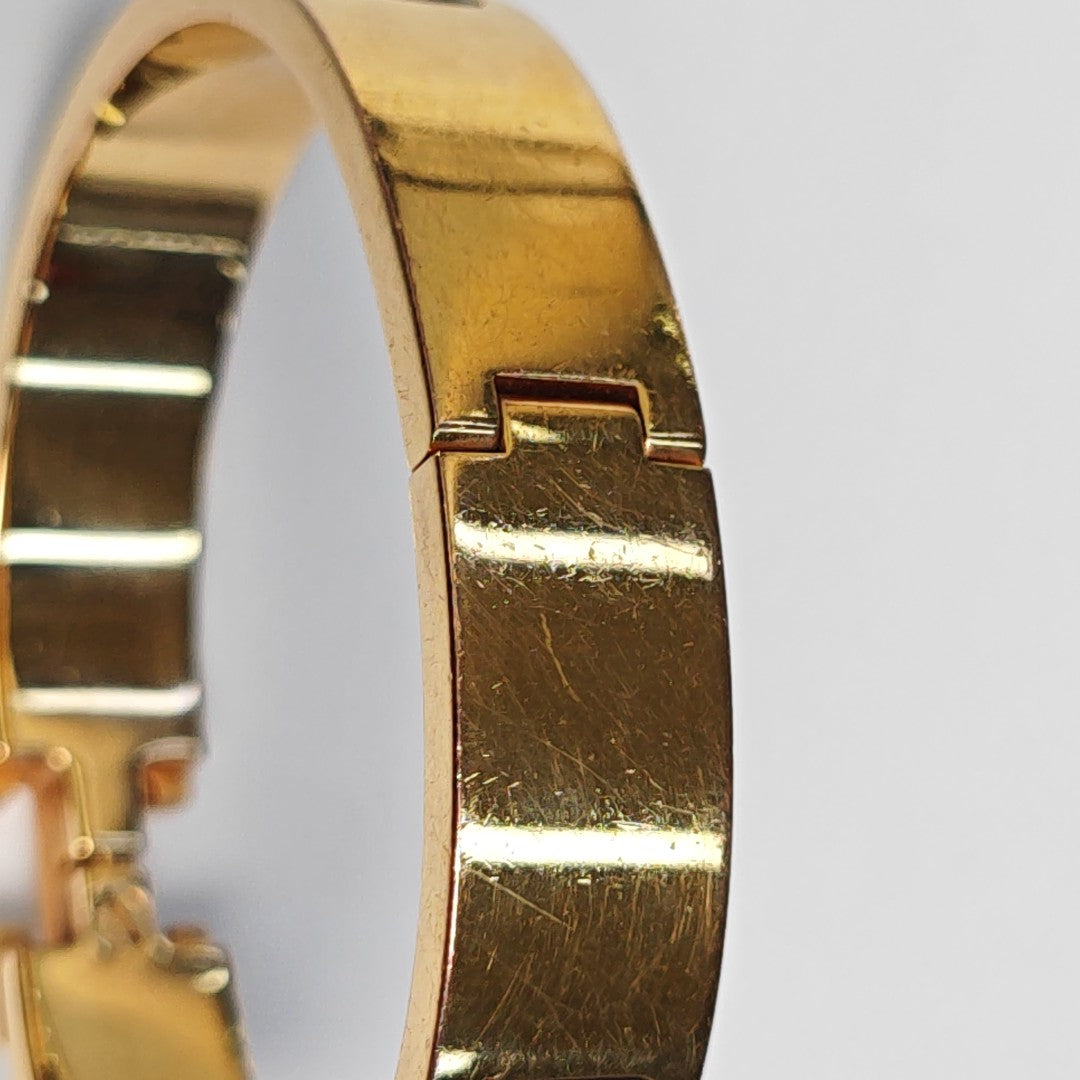 Clic H Metal Rose Gold Bangle