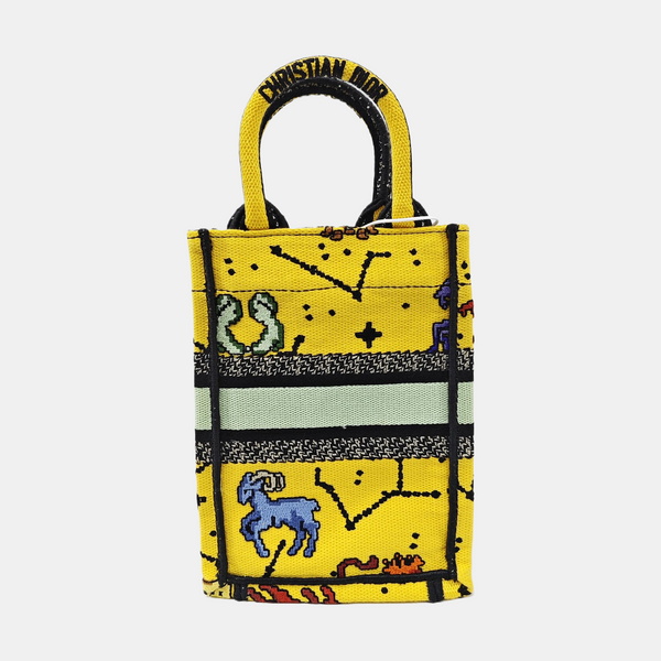 Book Tote Mini Canvas Yellow