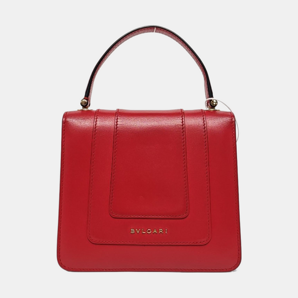 SERPENTI FOREVER Small Quilted Calfskin Red
